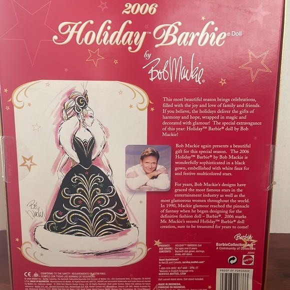 2006 Holiday Barbie by Bob Mackie NIB - Picture 3 of 11